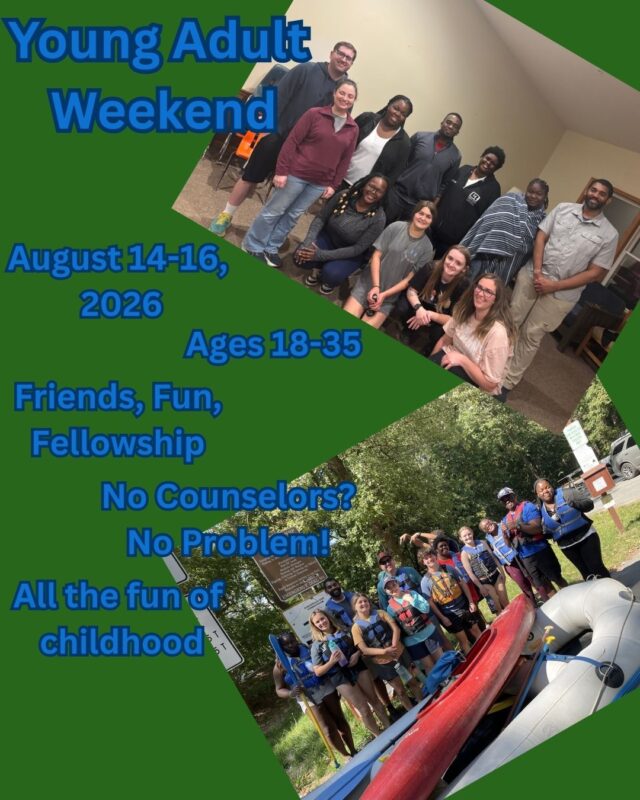 In case you missed it last year, we are having our Young Adult Camp again! We had a fantastic weekend last year and plan to again this year. Young Adult Camp is for those between the ages of 18-35, if you or someone you know falls in that age range, this weekend is for you! This year the date is a little earlier, so the pool will indeed be warmer this year! If you did not have the chance last year to come, now is your chance. It is all the fun of a week of summer camp crammed into a weekend for our younger millennial and our gen z friends! Unlike summer camp as a kid, you're your own counselor! How cool is that! We hope to see you there!

For more information: https://manidokan.org/young-adult-retreat/ 

To register: https://cwngui.campwise.com/apps/onlinereg/pages/Index.html?AppID=BaltWashConf!b3w8c6&LocCde=CA0000&CustRes=Customer/BWCCRM 

If you have any questions, please let Jarrett know at program@manidokan.com