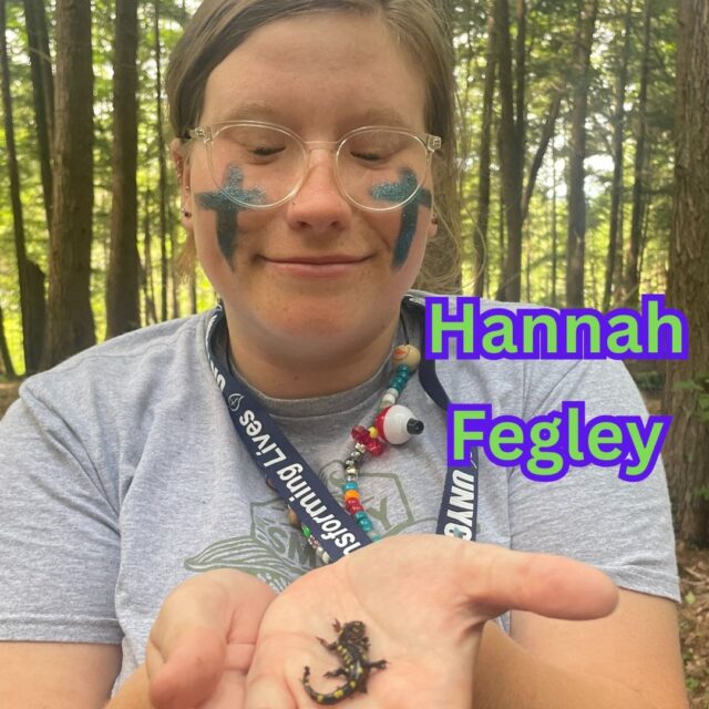 Day 12 of our Summer Staff introductions!

This is Hannah Fegley who will be a cabin counselor, here is a little bit about them.
Age as of camp: 23
Hometown: Waterloo, New York
Summers at Manidokan: This is my first summer!
Why Manidokan: I love working at camp and wanted to discover a new experience at Manidokan!
What does the world need more of: Nature lovers.
Camp experience outside of Manidokan: I was a camper at a camp called Casowasco for 14 years, and then spent 5 years on staff. 
Spirit animal: Quokka, they are always so happy and I strive to be like that too!
Quote you will always remember/ try to live by: "Unless someone like you cares a whole awful lot, nothing is going to get better. It's not" - The Lorax
What does camp mean to you: Camp has always been a part of my life, it feels like home to me.
Dream vacation: Probably Australia, the wildlife there is so cool.
Top of your bucket list: To visit all of the national parks.
Dream career: To work in wildlife rehab.